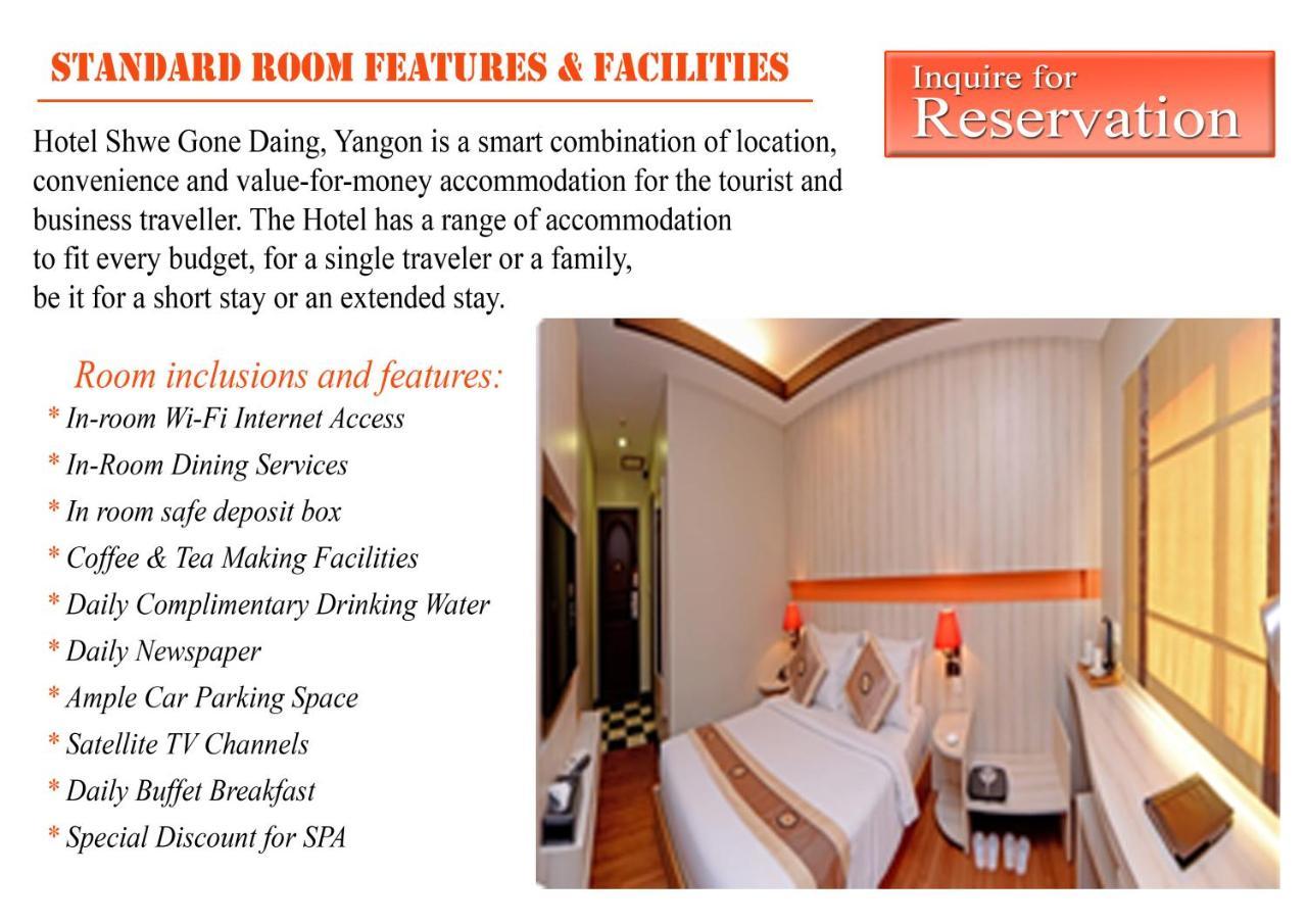 Hotel Shwe Gone Daing, Yangon Dış mekan fotoğraf